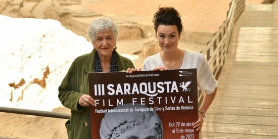 Paule Zadjermann et Ilona Bachelier au Saraqusta Film Festival