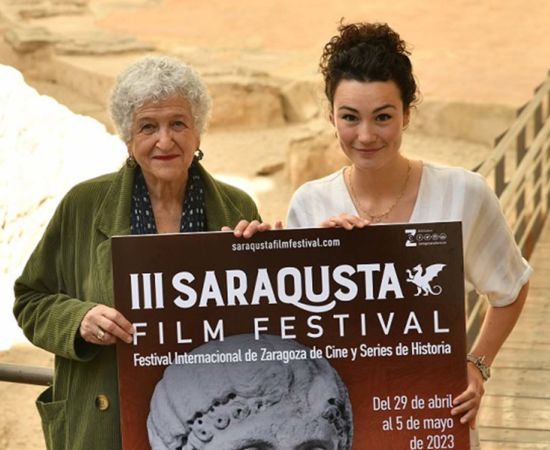 Paule Zadjermann et Ilona Bachelier au Saraqusta Film Festival